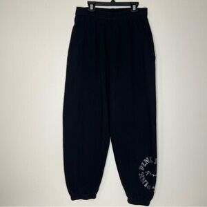 VS PINK black rhinestone sweats sz medium